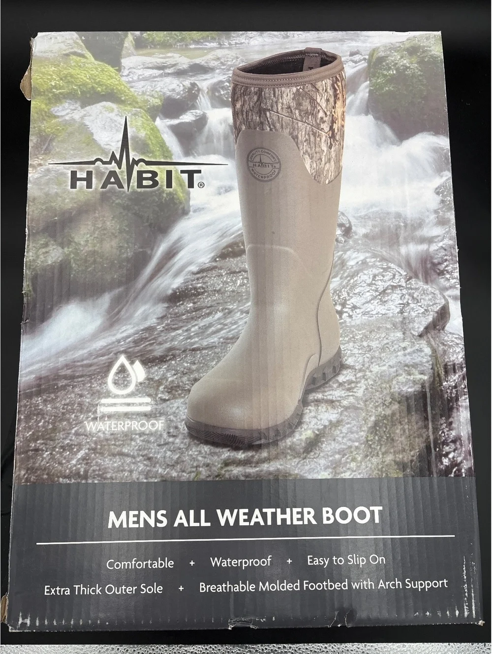 Habit Mens All Weather Waterproof Boots Size 7